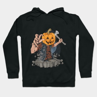 Halloween pumpkin head killer Hoodie